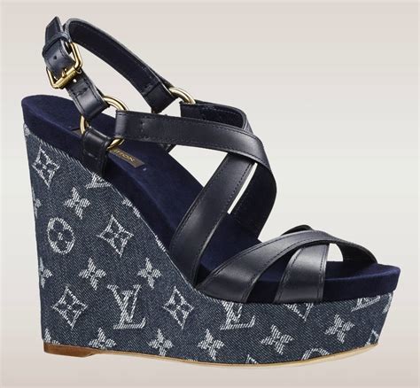 louis vuitton wedges shoes|louis vuitton fluffy sandals.